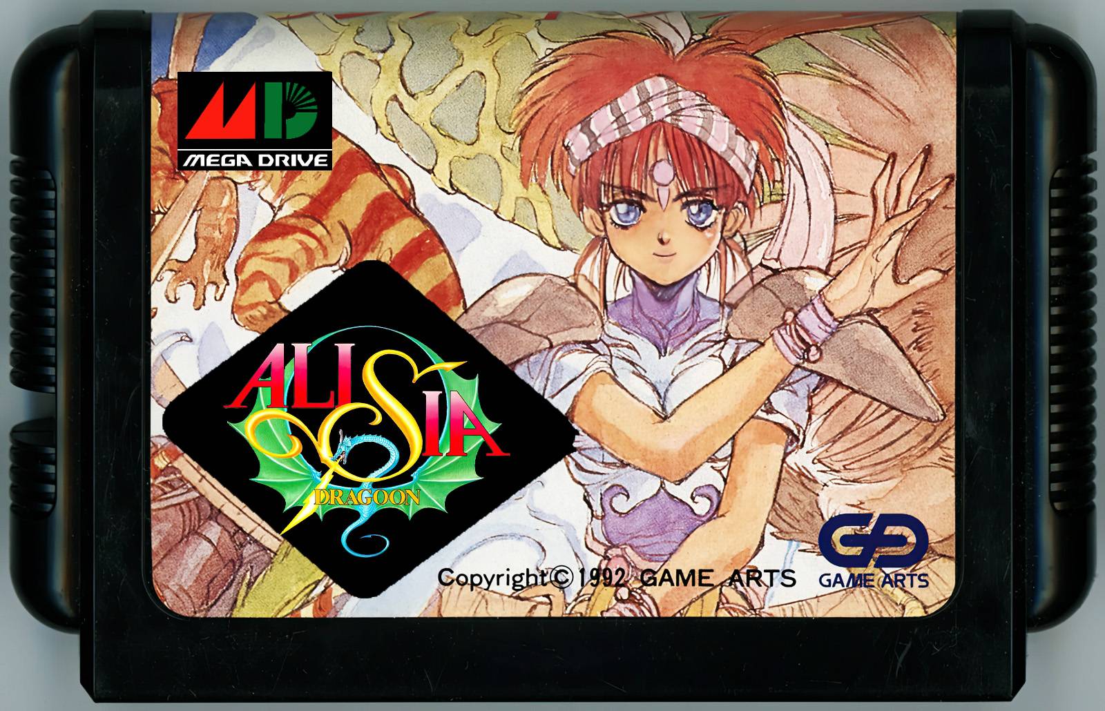 Лицензионный картридж Alisia Dragoon для Sega Mega Drive